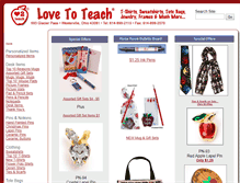 Tablet Screenshot of lovetoteach.com